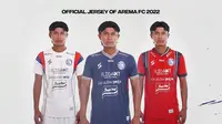 Jersey terbaru Arema FC untuk mengarungi Liga 1 2022-2023 secara resmi sudah diperkenalkan (dok/Arema FC)