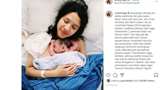 Acha Sinaga (Foto: Instagram/@achasinaga)