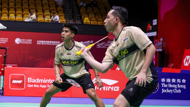 Sabar Karyaman Gutama/Moh Reza Pahlevi Isfahani - Hong Kong Open 2025 - Bulu Tangkis