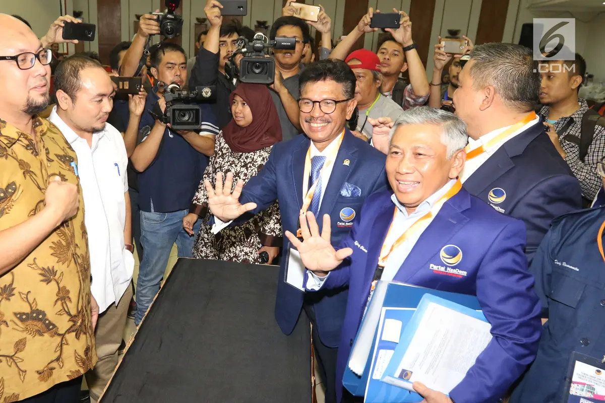 NasDem Daftarkan Caleg ke KPU