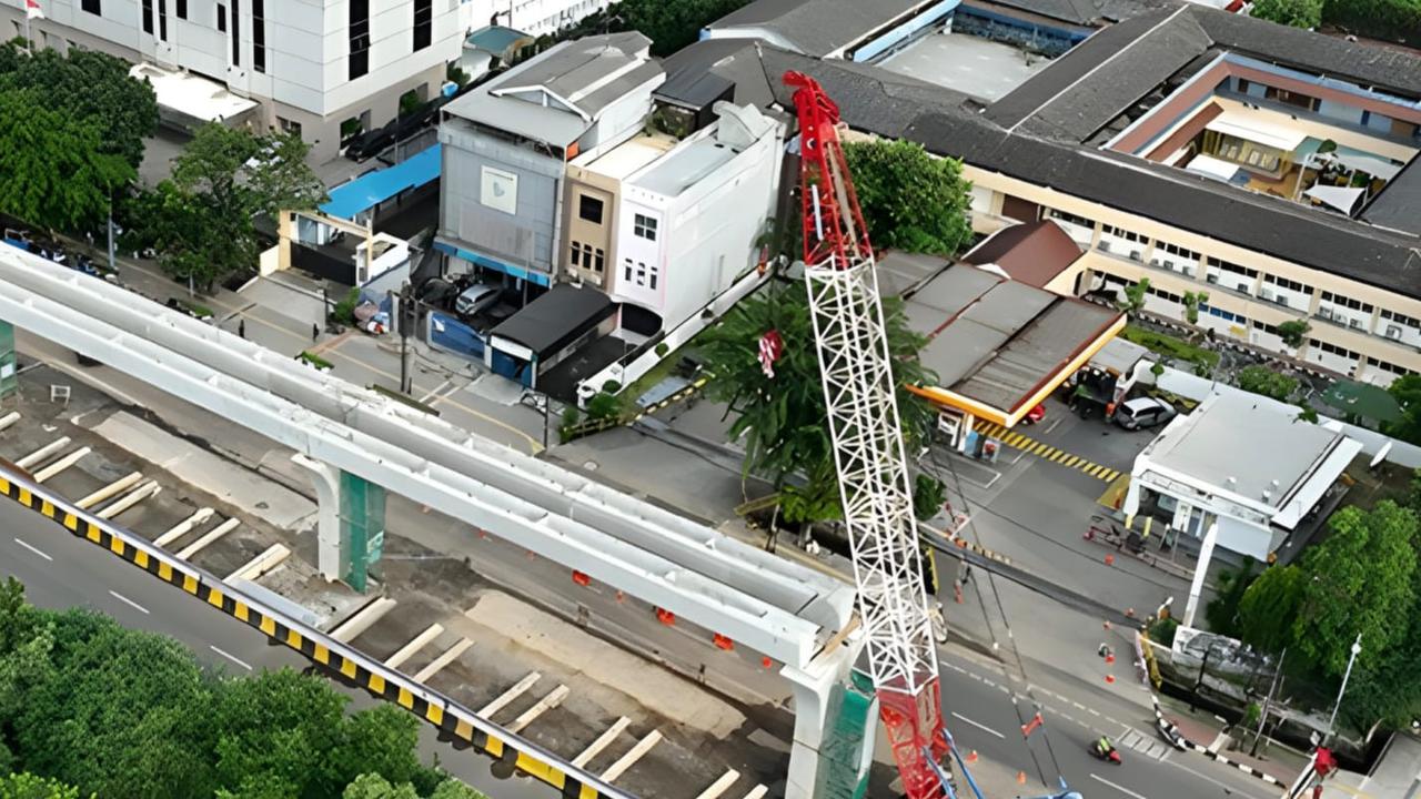 Pembangunan LRT Jakarta Fase 1B Velodrome-Manggarai Hampir Rampung, Begini Kondisinya