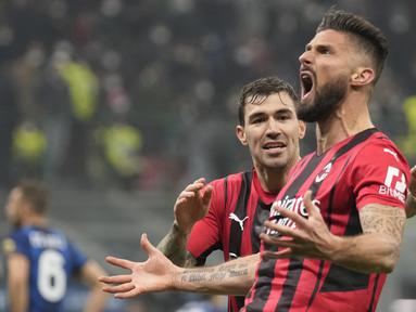 Mencetak gol dalam laga derby kontra tim sekota di liga domestik tentu menjadi gengsi tersendiri bagi tiap pemain. Apalagi jika laga derby tersebut merupakan yang pertama kali alias debut. Berikut 5 pemain yang langsung mencetak gol di laga derby debutnya. (AP/Antonio Calanni)