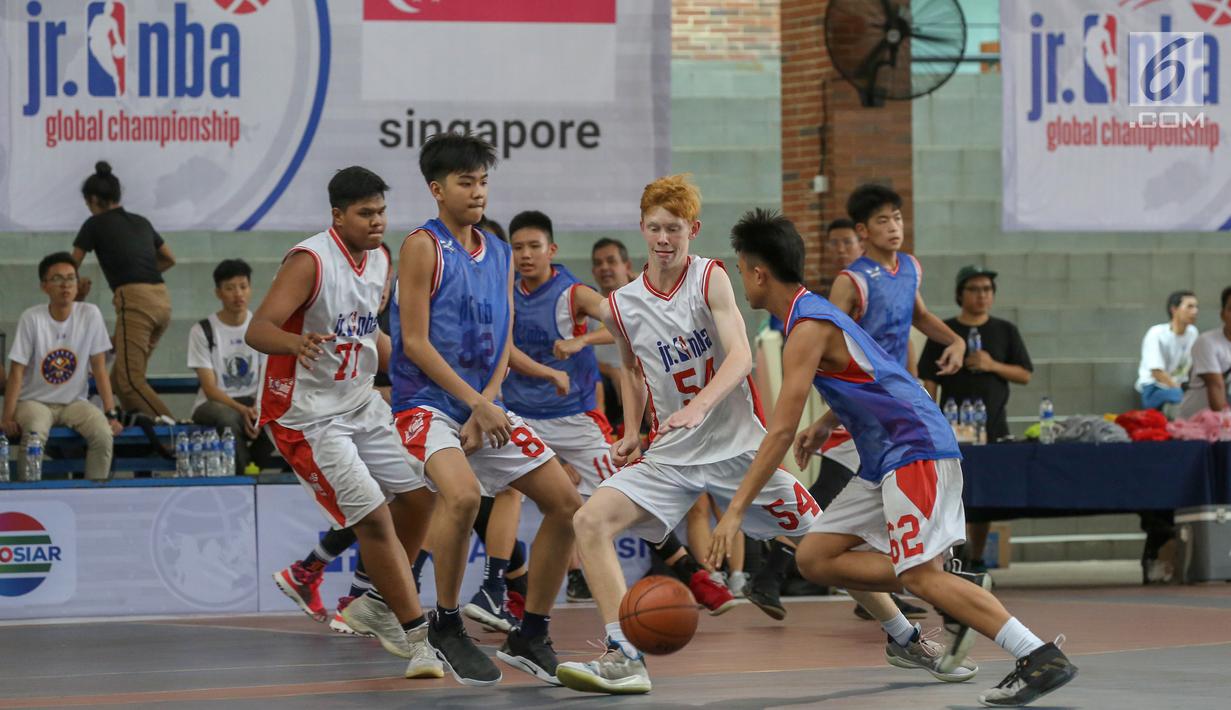 Foto Melihat Aksi Pebasket Muda Di Junior Nba Global Championship Bola Liputan6 Com