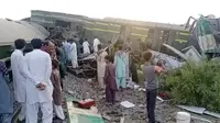 Korban Tewas Tabrakan Kereta Api di Pakistan Bertambah Jadi 62 Orang