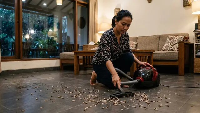Cara Mengatasi Laron yang Masuk Rumah Setelah Hujan Pertama (AI Generated)