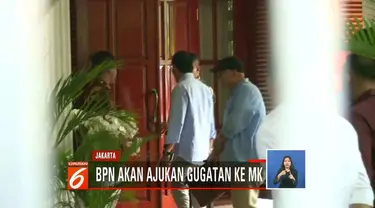 Setelah menolak menandatangani dokumen hasil rekapitulasi KPU, BPN Prabowo-Sandi putuskan mengajukan gugatan ke Mahkamah Konstitusi (MK)