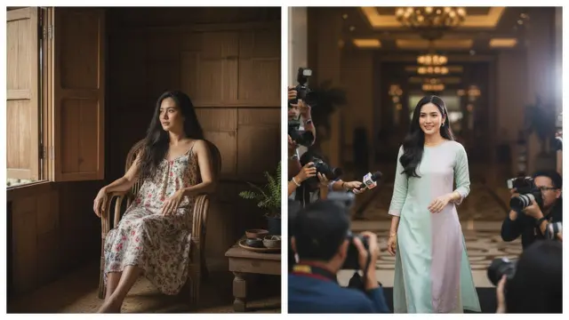 Prompt Gemini AI Edit Foto Ala Artis dengan Kamera Paparazzi