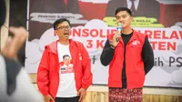Ketua Umum PSI Kaesang Pangarep menemui para relawan di wilayah Magetan, Jawa Timur, dalam lanjutan Kampanye Pemilu 2024, Minggu (3/12/2023). (Foto: Istimewa).