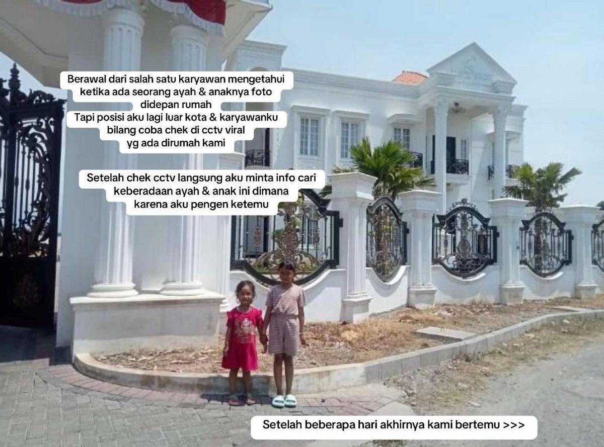 Kisah Wanita Beri Hadiah Anak dan Ayah usai Ketahuan Foto di Depan Rumahnya, Bikin Haru hingga Banjir Pujian Warganet
