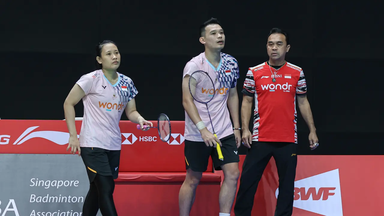 Rinov Rivaldy/Pitha Haningtyas Mentari - Singapore Open 2025 - Bulu Tangkis