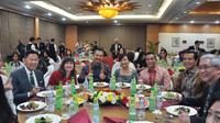 Ketum Kadin Indonesia Anindya Bakrie menghadiri acara 'Malam Renungan Natal Kadin Indonesia' yang digelar di Hotel Aryaduta, Jakarta, Senin malam 16 Desember 2024. (Ist)