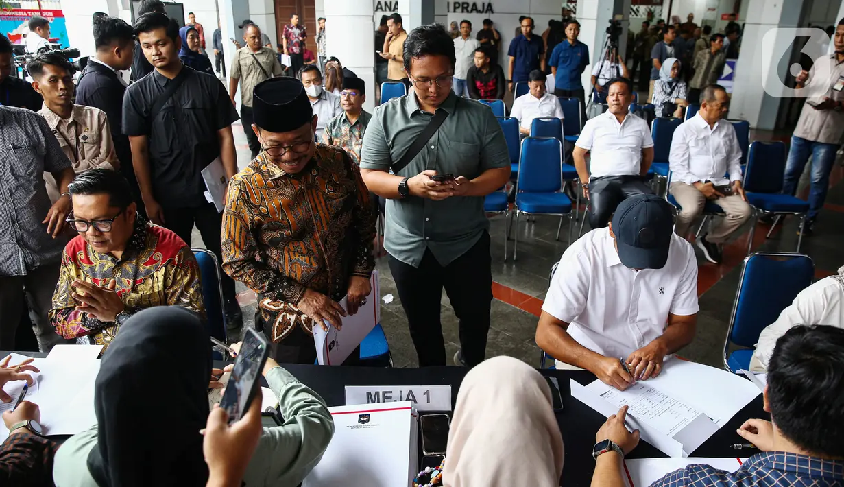 Pemeriksaan kesehatan bagi kepala daerah terpilih dilaksanakan di Kantor Kementerian Dalam Negeri (Kemendagri) pada 16-17 Februari 2025. (Liputan6.com/Angga Yuniar)