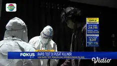 Pemkot Surabaya melakukan rapid test pengunjung yang malam mingguan di tempat keramaian kuliner kawasan Genteng. Hasilnya, ditemukan 14 pengunjung reaktif.Belasan orang yang dinyatakan reaktif COVID-19 langsung dibawa untuk isolasi di hotel.