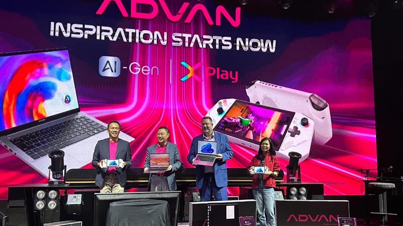 Ikut Trend, Advan Rilis Laptop dan Konsol Game Berteknologi AI