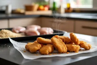 cara membuat nugget ayam homemade (generated with AI)