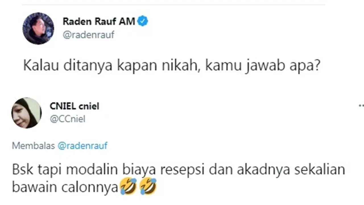 7 Jawaban Netizen Ditanya Kapan Nikah Ini Bikin Geleng Kepala