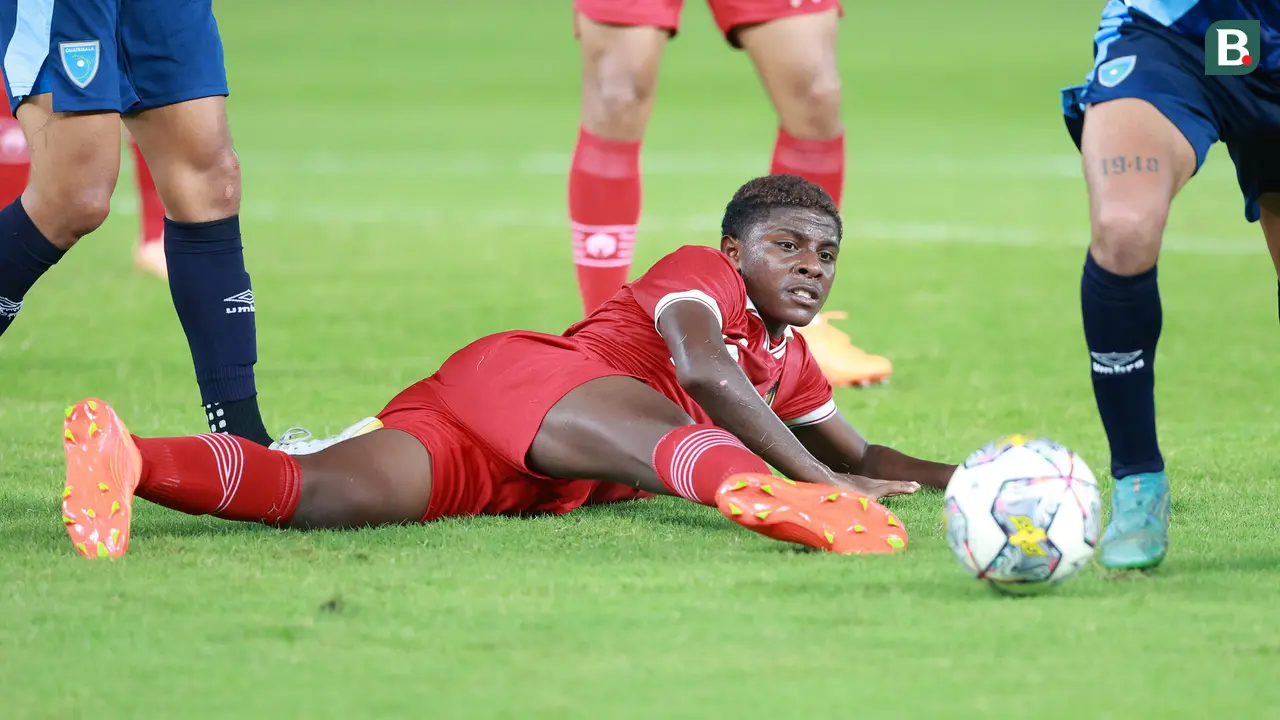Foto: Aksi Hugo Samir yang Bikin Shin Tae-yong Kepincut pada Laga Uji Coba Timnas Indonesia, Digadang Bisa Tampil di Piala Dunia U-20?
