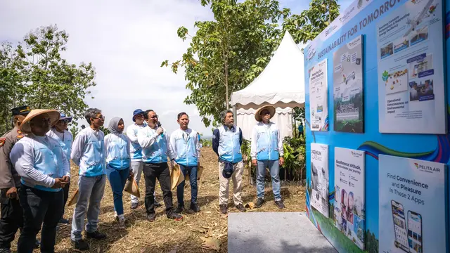 Pelita Air Tanam 10 Ribu Pohon, Diperkirakan Bisa Serap Emisi Karbon hingga 150 Ton per Tahun