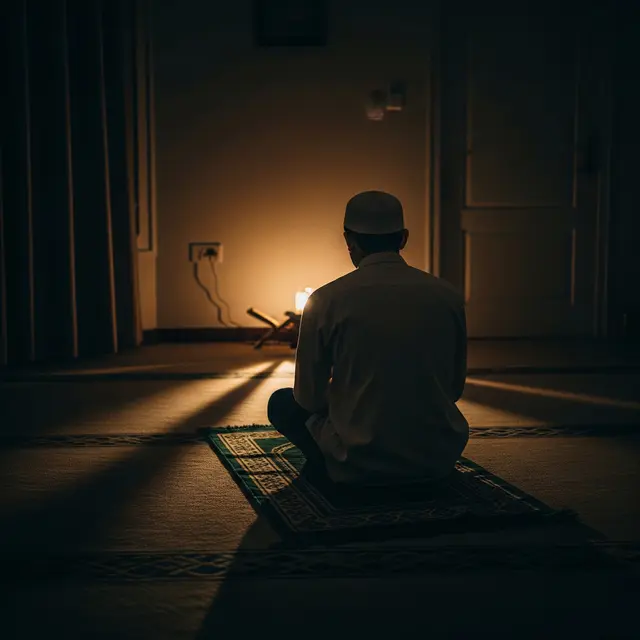 Batas Akhir Tahajud Ditentukan Fajar Sadiq (AI Generated)
