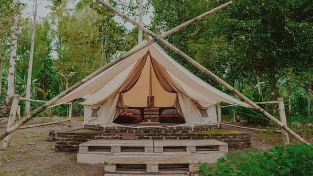Damarwidi Glamping by Madhava, Tangkapan Layar (sumber: instagram.com/damarwidiglamping)