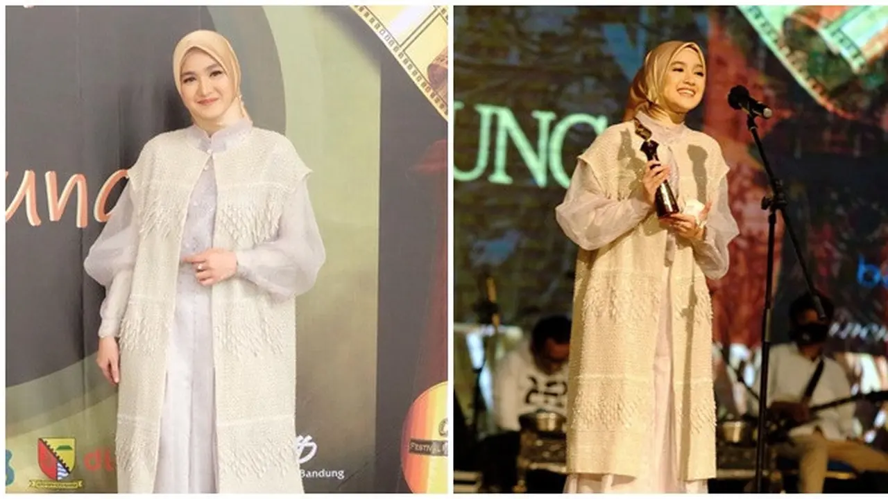 Pertama Kali Raih Penghargaan, Ini 6 Potret Cut Syifa di Festival Film Bandung 2021