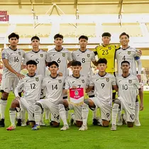 Skuad Timnas Indonesia U-17 berfoto jelang laga melawan Korea Selatan pada laga pertama Grup C Piala Asia U-17 2025. (Dok. Timnas Indonesia)