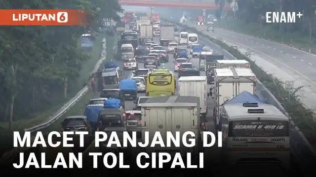 Antrian panjang kendaraan terjadi di ruas tol Cipali Kamis (18/4) pagi. Sepekan setelah hari raya Idul Fitri gelombang arus balik masih memadati jalan tol cipali ke arah Jakarta.