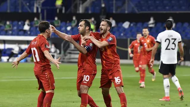 Goran Pandev - Macedonia - Jerman - Kualifikasi Piala Dunia 2022