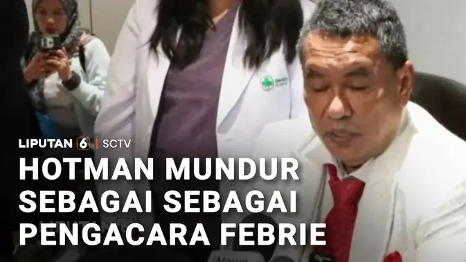 Hotman Mundur Sebagai Pengacara Febrie