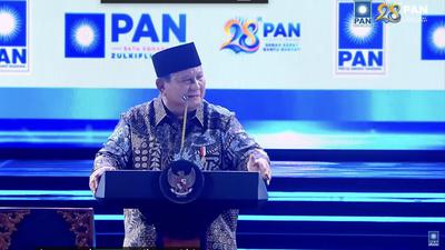 Canda Prabowo di HUT PAN: Minta Dipanggil 'Bang Bowo', Ancam Tak Datang Kalau Dipanggil 'Aki'