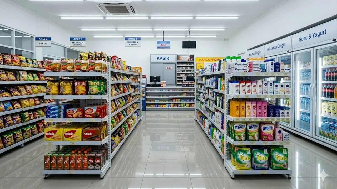 Ilustrasi minimarket