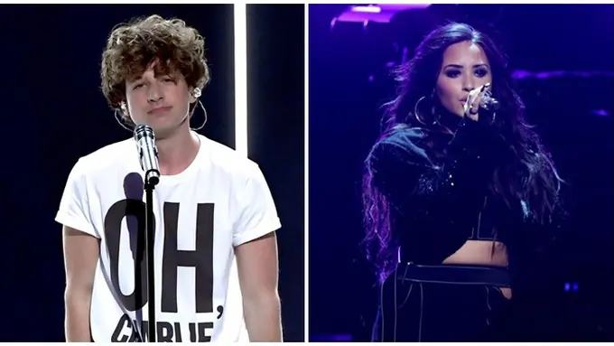 [Bintang] Charlie Puth Persembahkan Lagu untuk Demi Lovato Saat Konser