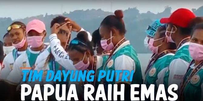 VIDEO: Tim Dayung Putri Papua Berhasil Raih Medali Emas PON XX