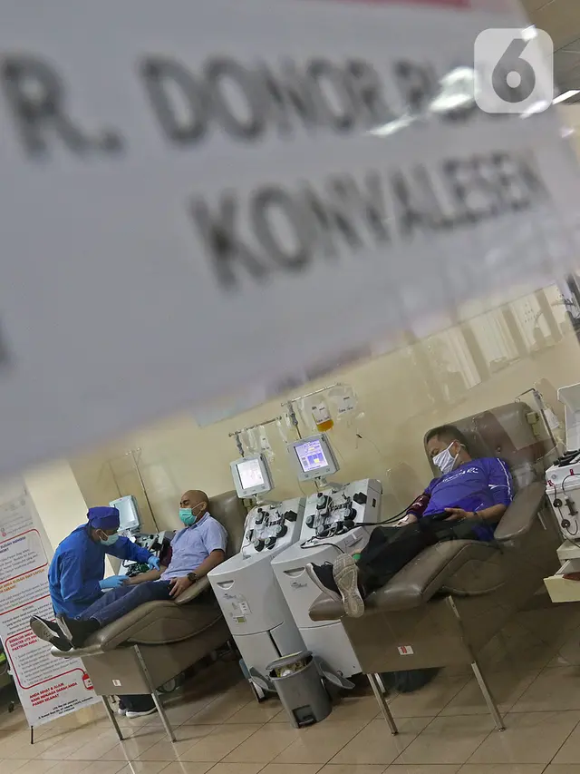 FOTO: 307 Penyintas COVID-19 Donorkan Plasma Konvalesen