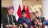 Cerita di Balik Prabowo Duduk Diapit Jokowi-Gibran saat HUT ke-81 RI