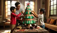 Cara Membuat Pohon Natal DIY di Rumah: Ide Kreatif yang Mudah dan Hemat