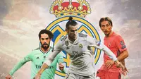 Real Madrid - Isco, Gareth Bale, Luka Modric (Bola.com/Adreanus Titus)