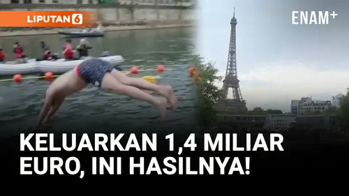 VIDEO: Setelah 100 Tahun, Warga Paris Kini Bisa Berenang di Sungai Seine