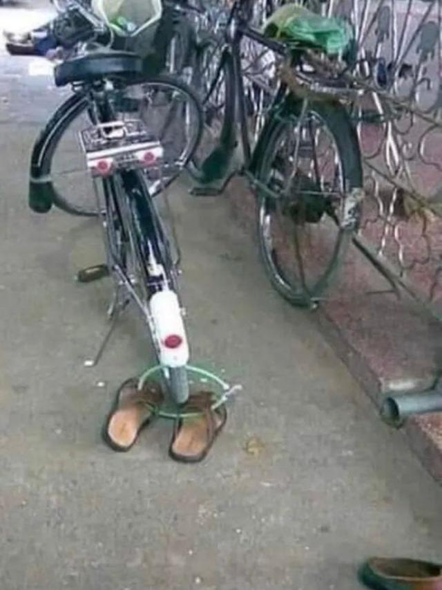 6 Potret Cara Nyeleneh Mengamankan Barang Ini Bikin Gagal Paham