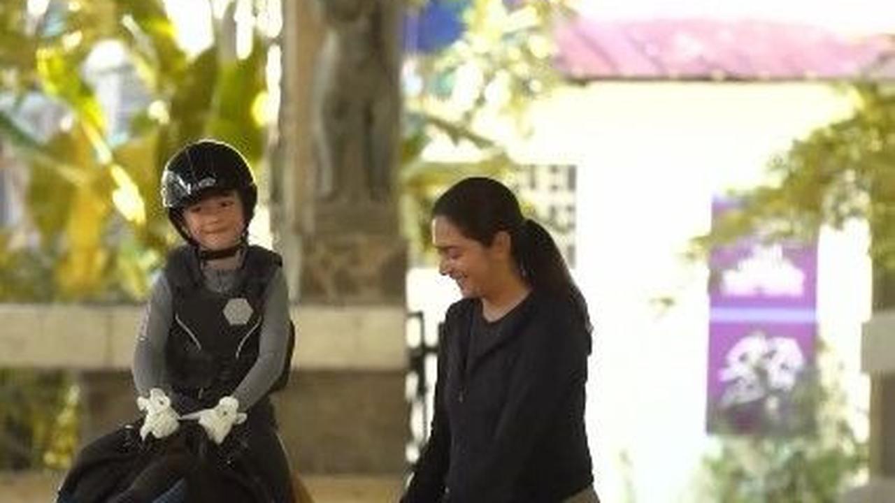 Masih Berusia 5 Tahun, Intip Aksi Memukau Raqeema Anak Nabila Syakieb saat Berkuda