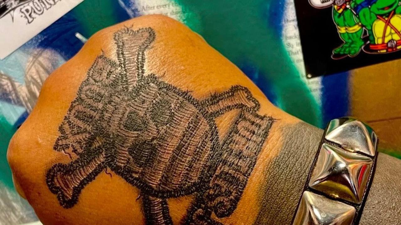 Tato Bergambar Band Turtles Jr
