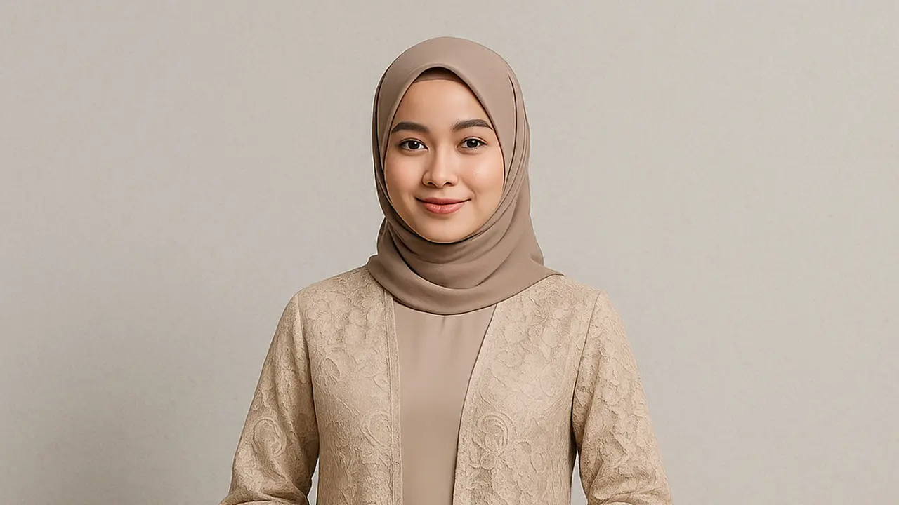 Tips Memilih Outer Brokat untuk Gamis (Foto: ChatGPT)