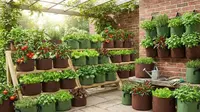 11 Inspirasi Desain Kebun Sayur Pocket Garden, Lahan Sempit jadi Produktif dan Estetik