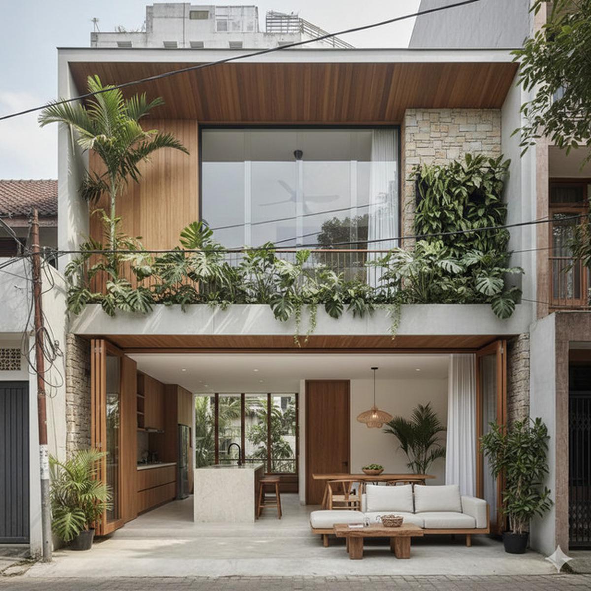 10 Model Rumah Tropis untuk Lahan Sempit, Cocok Diterapkan di Perkotaan
