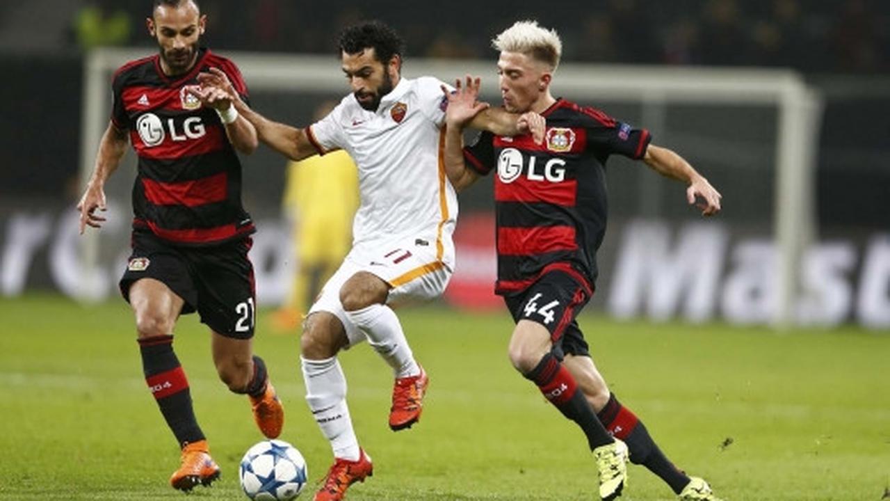 Duel sengit Leverkusen vs AS Roma berujung imbang 4-4
