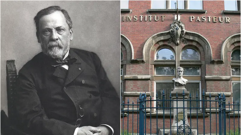 Louis Pasteur menemukan vakin rabies yang sukses diujicobakan pada 6 Juli 1947