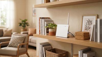 7 Ide Menyembunyikan Router Wi-Fi agar Tidak Mengganggu Tampilan Interior, Kabel Jadi Lebih Rapi
