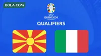 Kualifikasi Euro 2024 - Makedonia Utara Vs Italia (Bola.com/Adreanus Titus)