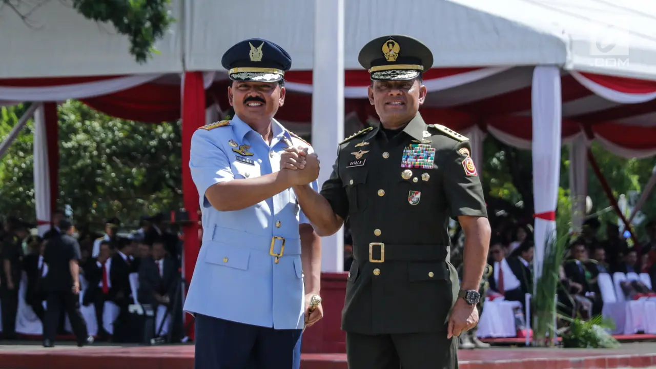 Serah terima jabatan Panglima TNI