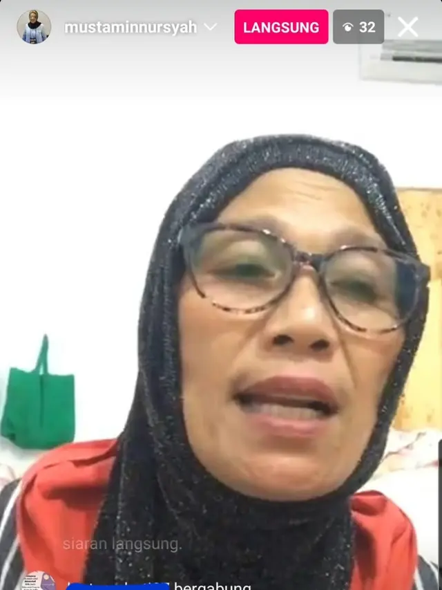 Nursyah ibunda Indah Permatasari. (Foto: Dok. Instagram @mustaminnursyah)